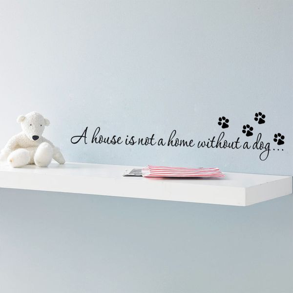 a house is not home without a dog paw print wall stickers quotes decals wallpaper diy home art decor 8523
a house is not home without a dog paw print wall stickers quotes decals wallpaper diy home art decor 8523