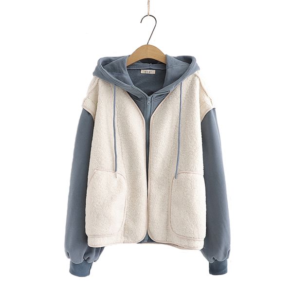 wool coat woman autumn winter casual fake two pieces parkas coats zipper hooded colour patchwork long sleeve outwear, Black
wool coat woman autumn winter casual fake two pieces parkas coats zipper hooded colour patchwork long sleeve outwear, Black