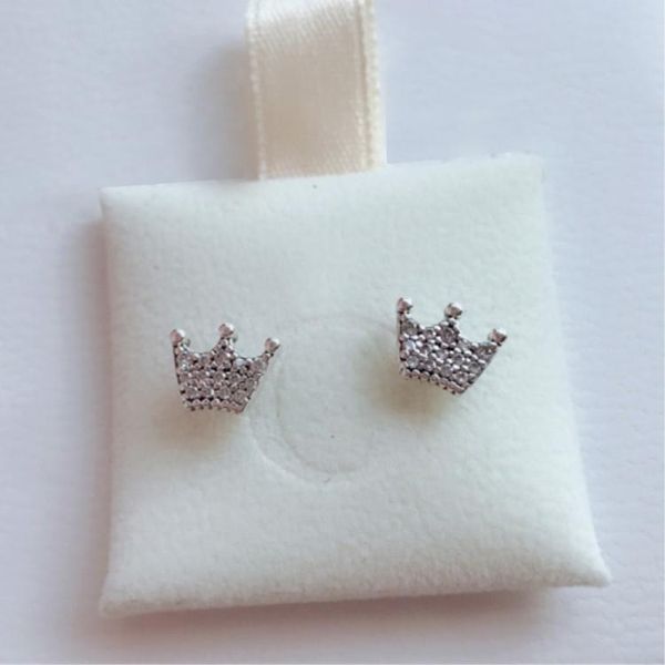 new magic crown stud earring original box set for pandora 925 sterling silver cute girls fashion earrings, Golden;silver
new magic crown stud earring original box set for pandora 925 sterling silver cute girls fashion earrings, Golden;silver