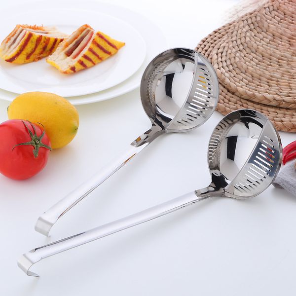 2 in 1 stainless steel soup spoon muntifunctional pot long handle colander ladle with strainer dish scoop kitchen utensils
2 in 1 stainless steel soup spoon muntifunctional pot long handle colander ladle with strainer dish scoop kitchen utensils