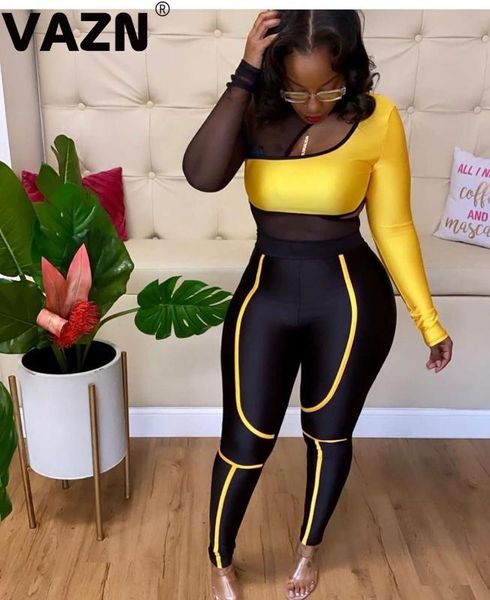 vazn summer sport 2020 set long sleeve elastic skinny casual running outdoor 2 piece sets night club young lady sets, White
vazn summer sport 2020 set long sleeve elastic skinny casual running outdoor 2 piece sets night club young lady sets, White