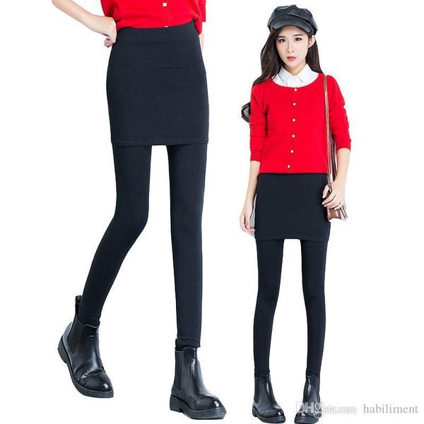 fake two-piece hip trousers women cotton anti-pilling stretch self-cultivation increase outer wear bottoming pants women s clothing, Black
fake two-piece hip trousers women cotton anti-pilling stretch self-cultivation increase outer wear bottoming pants women s clothing, Black