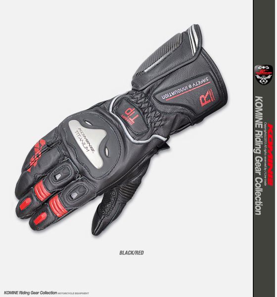 komine gk-169 titanium protective racing gloves motorbike motocross motorcycle moto touring black red gloves
komine gk-169 titanium protective racing gloves motorbike motocross motorcycle moto touring black red gloves