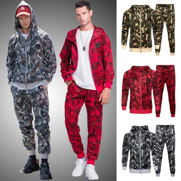 мужчины камуфляж sweat suit 2020 brand new костюмы набор для мужчин кофты sweatpants спортивная одежда мужские повседневный jogger наборы, Gray
мужчины камуфляж sweat suit 2020 brand new костюмы набор для мужчин кофты sweatpants спортивная одежда мужские повседневный jogger наборы, Gray