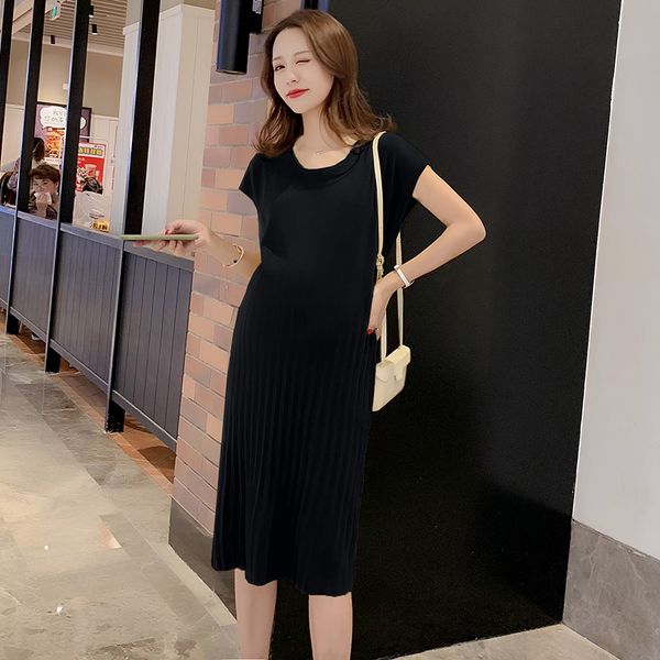 pregnant women summer round collar short sleeve bat sleeve dress plus size knee-length maternity casual cotton dress loose, White
pregnant women summer round collar short sleeve bat sleeve dress plus size knee-length maternity casual cotton dress loose, White