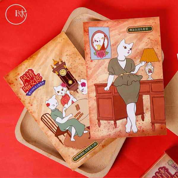 30pcs/pack retro white cat animals bookmark paper cartoon animals bookmark promotional gift film gift for girl
30pcs/pack retro white cat animals bookmark paper cartoon animals bookmark promotional gift film gift for girl