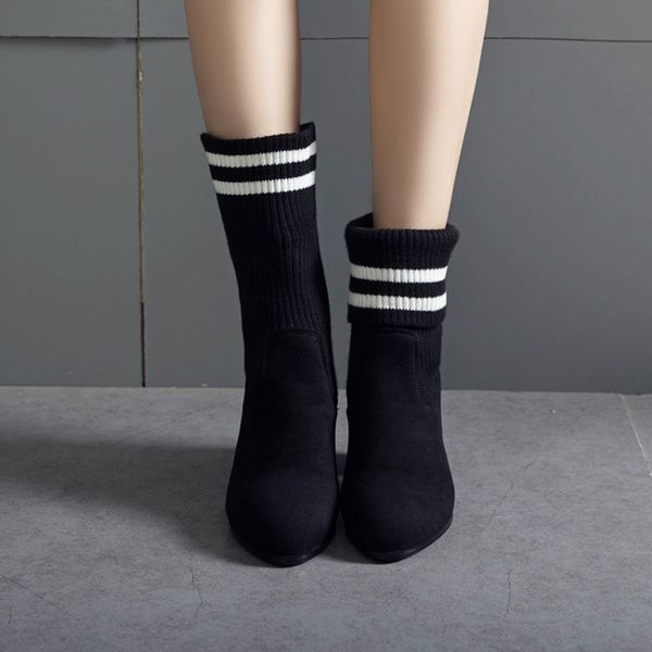 oversized 11 12 boots women woman winter boots women shoes botas knitted patchwork color sleeve, Black
oversized 11 12 boots women woman winter boots women shoes botas knitted patchwork color sleeve, Black