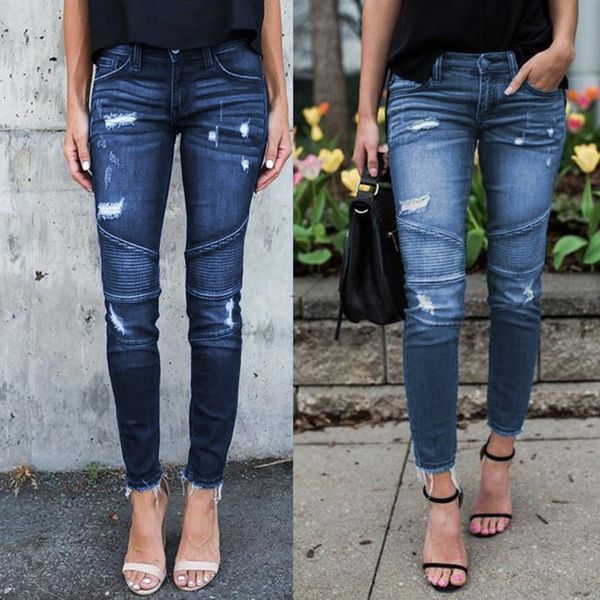 jrnnorv women slim skinny ripped jeans pants cassic bule cowboy pants casual zipper high waist stretch slim pencil trousers 157, Blue
jrnnorv women slim skinny ripped jeans pants cassic bule cowboy pants casual zipper high waist stretch slim pencil trousers 157, Blue