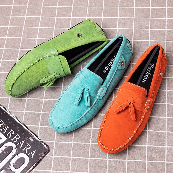 new mens outdoor walking shoes summer man male flat loafers peas lazy shoes pigskin leather office business footwear size 38-46
new mens outdoor walking shoes summer man male flat loafers peas lazy shoes pigskin leather office business footwear size 38-46