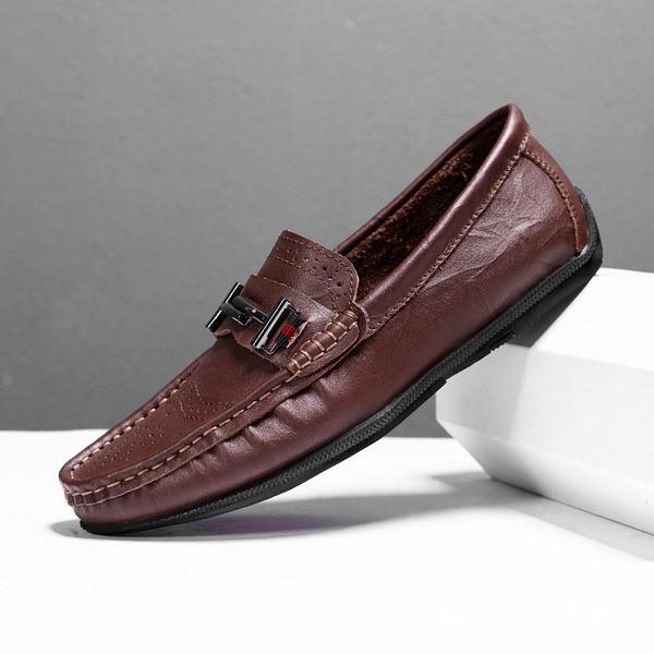 cimim new business fashion bullock casual leather shoes large size lazy driving shoes new men office flat loafers, Black
cimim new business fashion bullock casual leather shoes large size lazy driving shoes new men office flat loafers, Black