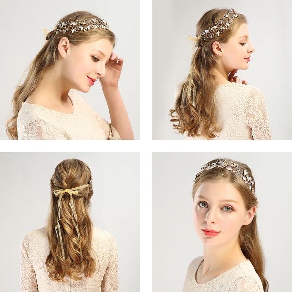 three color high-end fashion bridal headdress headband, wedding hair accessories, Golden;white
three color high-end fashion bridal headdress headband, wedding hair accessories, Golden;white