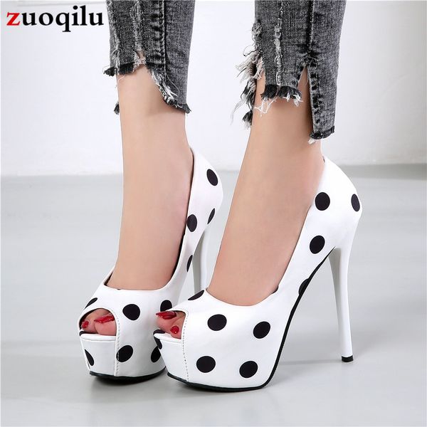 pumps women shoes platform heels peep toe woman shoes ladies office women wave point party white heels for wedding, Black
pumps women shoes platform heels peep toe woman shoes ladies office women wave point party white heels for wedding, Black