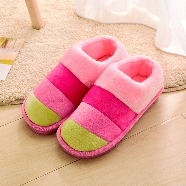 women warm striped slipper indoorsanti-slip winter house shoes new arrival 2018 casual shoes, Black
women warm striped slipper indoorsanti-slip winter house shoes new arrival 2018 casual shoes, Black