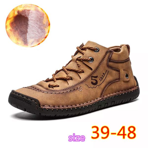brand mens black boots warm winter men boots leather casual men shoes with plush work platform big size 45 46 47 48
brand mens black boots warm winter men boots leather casual men shoes with plush work platform big size 45 46 47 48