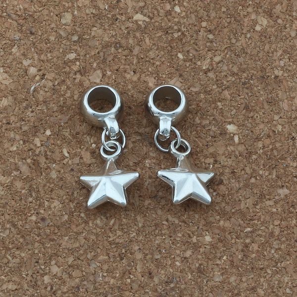 200pcs/lot Dangle Tibetan silver CCB Star Charm Big Hole Beads Fit European Charm Bracelet Jewelry 11.8x27.8mm A-353a
200pcs/lot Dangle Tibetan silver CCB Star Charm Big Hole Beads Fit European Charm Bracelet Jewelry 11.8x27.8mm A-353a