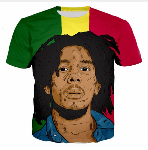 casual mens womans bob marley 3d hd print t-shirt summer short-sleeved o-neck t-shirt fashion style shirt brand tees rx017, White;black
casual mens womans bob marley 3d hd print t-shirt summer short-sleeved o-neck t-shirt fashion style shirt brand tees rx017, White;black