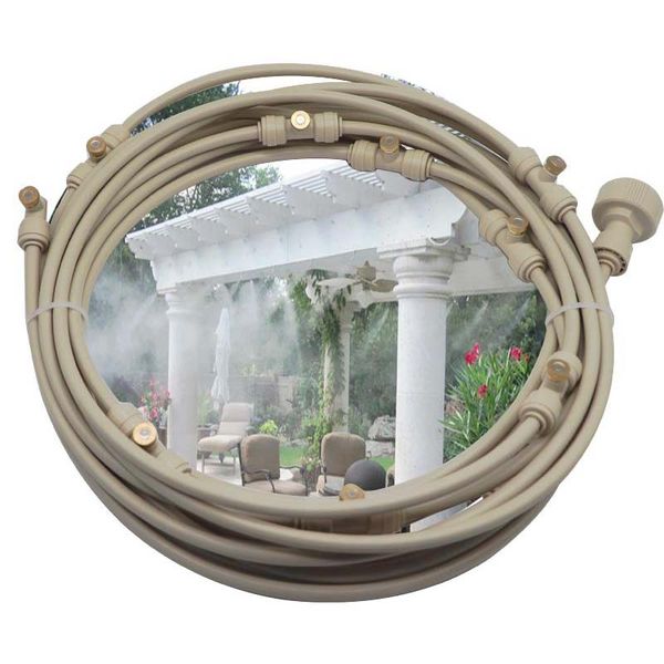 beige 6m -18m outdoor garden water fog mist cooling system with brass nozzles
beige 6m -18m outdoor garden water fog mist cooling system with brass nozzles