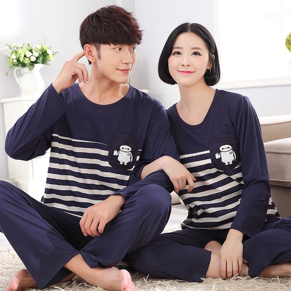 plus size couples thin cotton striped pajama set women long sleeve cute cartoon sleepwear pijama mujer men homewear home clothes, Black;red
plus size couples thin cotton striped pajama set women long sleeve cute cartoon sleepwear pijama mujer men homewear home clothes, Black;red