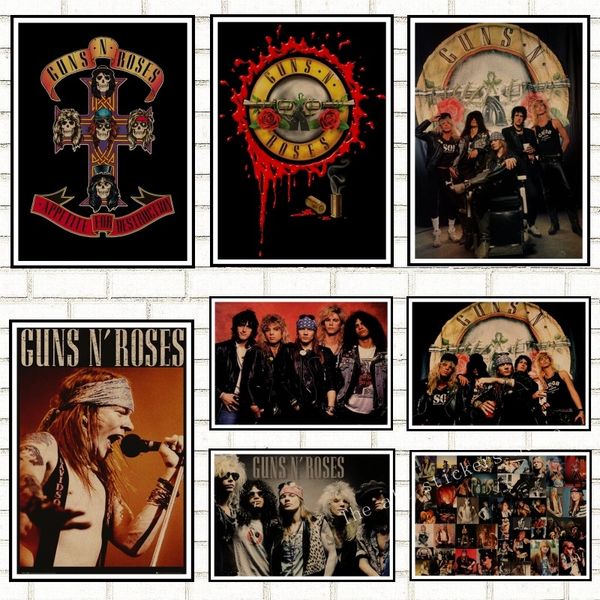 guns n roses rock music posters vintage poster retro wall sticker home decor kraft paper/cafe/bar poster/ retro poster/908
guns n roses rock music posters vintage poster retro wall sticker home decor kraft paper/cafe/bar poster/ retro poster/908
