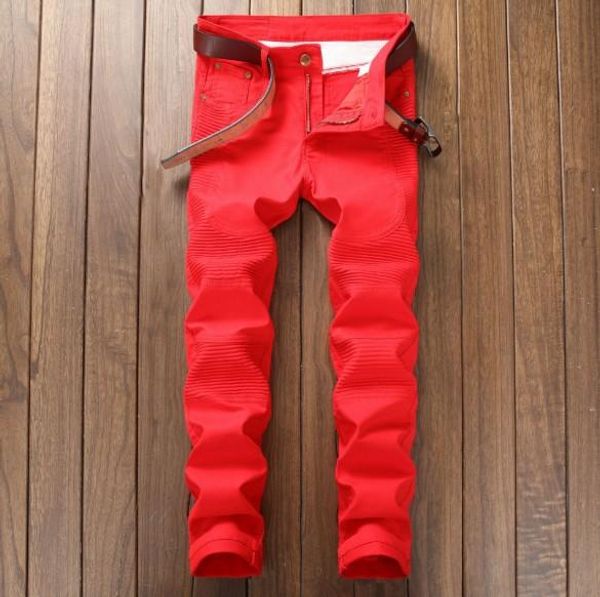 01fashion mens straight slim fit biker jeans pants skinny denim jeans washed hiphop trousers solid color, Blue
01fashion mens straight slim fit biker jeans pants skinny denim jeans washed hiphop trousers solid color, Blue