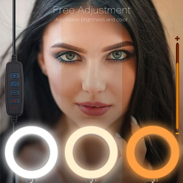 led selfie ring light p live stream video make up lamp dimmable 8-inch for dslr camera pgraphy
led selfie ring light p live stream video make up lamp dimmable 8-inch for dslr camera pgraphy