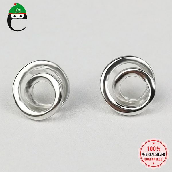 elfoplatasi fashion genuine 925 sterling silver hollow minimalist round stud earring for women wedding jewelry gift ds2039, Golden;silver
elfoplatasi fashion genuine 925 sterling silver hollow minimalist round stud earring for women wedding jewelry gift ds2039, Golden;silver