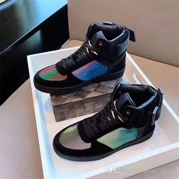 luxury designer shoes rivoli sneaker boot luxembourg iridescent sneakers high trainers real leather women flat shoes with box, Black
luxury designer shoes rivoli sneaker boot luxembourg iridescent sneakers high trainers real leather women flat shoes with box, Black