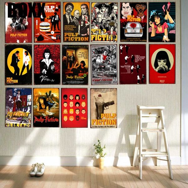 2020 pulp fiction classic movie poster tin sign metal plate iron painting kids room wall bar coffee home art craft decor 30x20cm
2020 pulp fiction classic movie poster tin sign metal plate iron painting kids room wall bar coffee home art craft decor 30x20cm