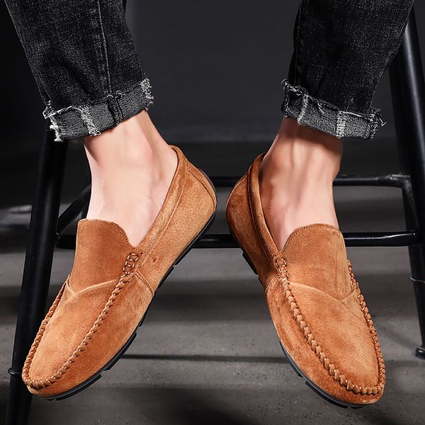 genuine leather shoes plus size 38-48 men loafers shoes casual slip-on moccasin man soft bottom driving 8 color man, Black
genuine leather shoes plus size 38-48 men loafers shoes casual slip-on moccasin man soft bottom driving 8 color man, Black