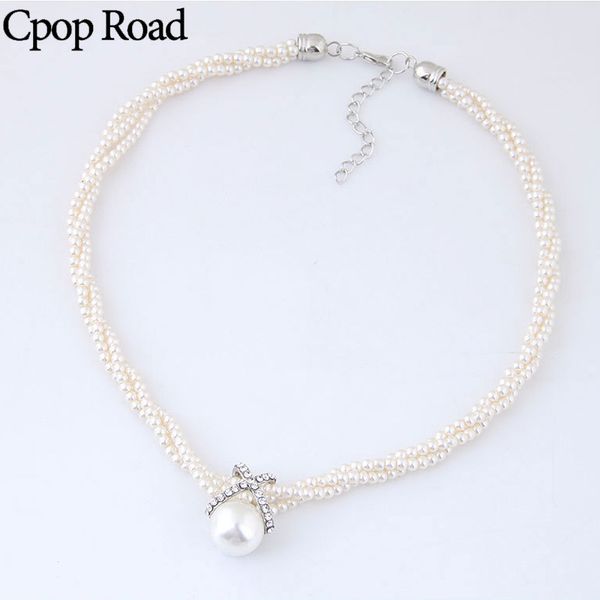 ювелирные изделия cpop модные многослойная pearl ожерелье мода циркон pearl choker себе ожерелье женщины аксессуары девушки подарков, Silver
ювелирные изделия cpop модные многослойная pearl ожерелье мода циркон pearl choker себе ожерелье женщины аксессуары девушки подарков, Silver