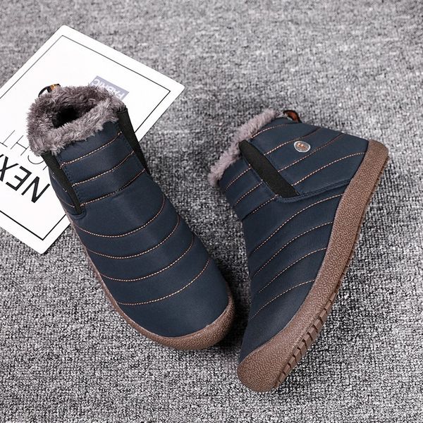 plus size 37-48 fashion new men winter boots quality snow boots for men waterproof shoes men's ankle with fur shoes, Black
plus size 37-48 fashion new men winter boots quality snow boots for men waterproof shoes men's ankle with fur shoes, Black