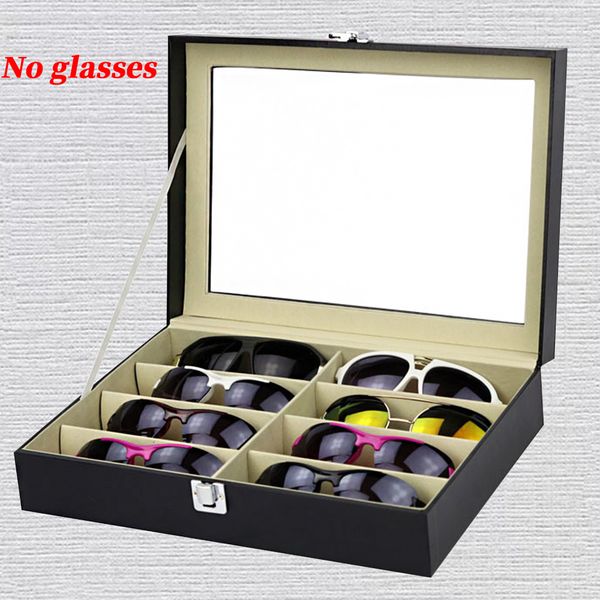 pu leather transparent storage display eyeglasses case organizer compartment wear resistant, Silver
pu leather transparent storage display eyeglasses case organizer compartment wear resistant, Silver