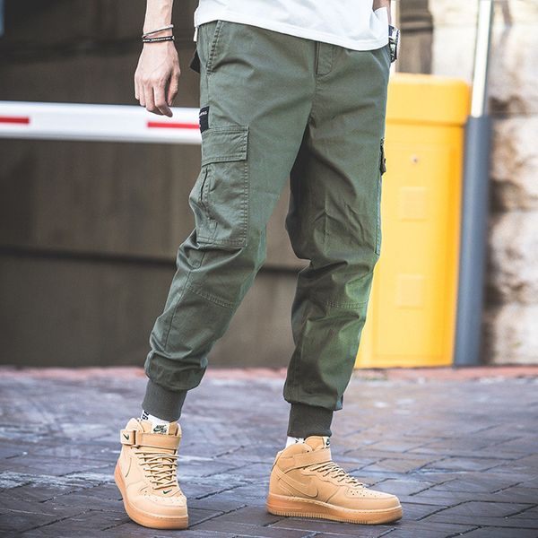 cargo pants men multi-pocket elastic waist harem pant hip hop sweatpants casual trousers joggers male streetwear, Black
cargo pants men multi-pocket elastic waist harem pant hip hop sweatpants casual trousers joggers male streetwear, Black