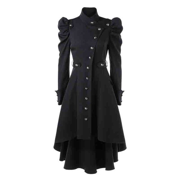 new gothic vintage trench women steampunk victorian swallow tail long trench autumn winter coat women single breasted solid coat, Tan;black
new gothic vintage trench women steampunk victorian swallow tail long trench autumn winter coat women single breasted solid coat, Tan;black