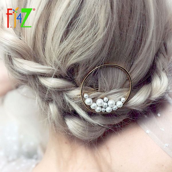 f.j4z pearl hair clips popular bohemian simulated pearl women hair jewelry bridal accessories palillos del pelo, Golden;white
f.j4z pearl hair clips popular bohemian simulated pearl women hair jewelry bridal accessories palillos del pelo, Golden;white