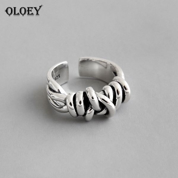 oloey 100% authentic 925 sterling silver open rings women korean vintage cool woven adjustable finger ring party jewelry ymr919, Golden;silver
oloey 100% authentic 925 sterling silver open rings women korean vintage cool woven adjustable finger ring party jewelry ymr919, Golden;silver