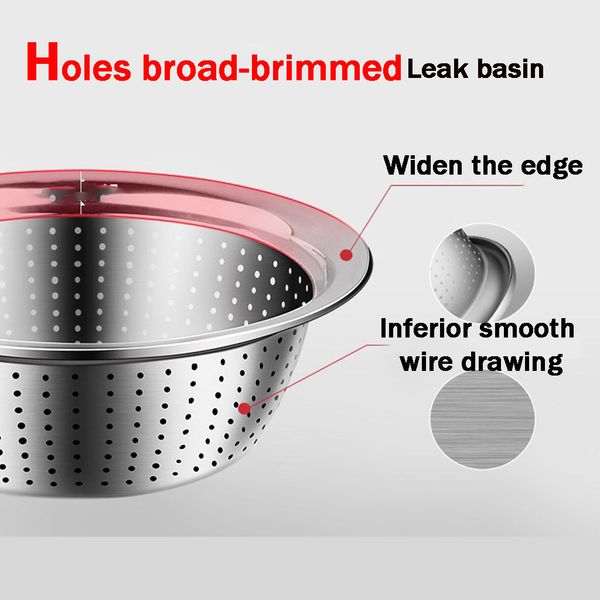 5pcs stainless steel drain basin kitchenware bowl multifunction thick 304 home kitchen stainless steel sink drain basin set
5pcs stainless steel drain basin kitchenware bowl multifunction thick 304 home kitchen stainless steel sink drain basin set
