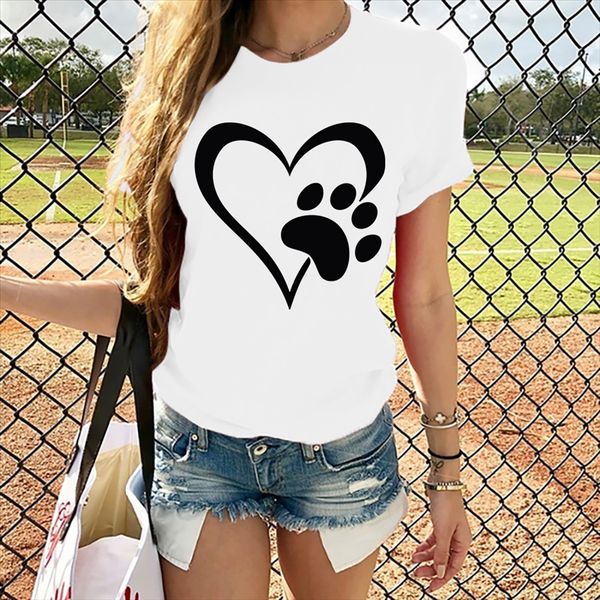 women's love printing short sleeve round neck casual loose female women's love printing short sleeve pullover t-shirt pullover rou, White
women's love printing short sleeve round neck casual loose female women's love printing short sleeve pullover t-shirt pullover rou, White