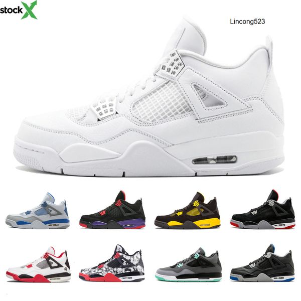 4 4s basketball shoes men pure money white cement fire red oreo bred royalty alternate 89 cavs sports sneakers us 8-13, Black
4 4s basketball shoes men pure money white cement fire red oreo bred royalty alternate 89 cavs sports sneakers us 8-13, Black