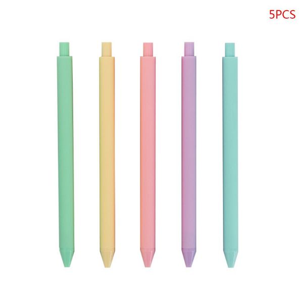 5pcs candy color signing neutral gel pens 0.5mm black ink journal student office
5pcs candy color signing neutral gel pens 0.5mm black ink journal student office