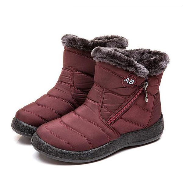 ots non-slip women winter boots fur warm ankle boots for women down waterproof booties botas mujer 40 41 42, Black
ots non-slip women winter boots fur warm ankle boots for women down waterproof booties botas mujer 40 41 42, Black