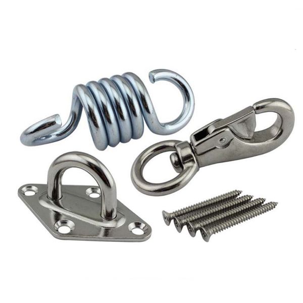 multipurpose durable hanging hammock chair swivel hook snap set stainless steel t4mf, Gray;blue
multipurpose durable hanging hammock chair swivel hook snap set stainless steel t4mf, Gray;blue
