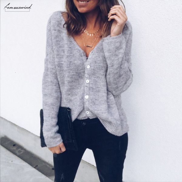 sweater women knitwear clothes solid button neck knitted long sleeve casual cotton trendy cardigan one pieces, White;black
sweater women knitwear clothes solid button neck knitted long sleeve casual cotton trendy cardigan one pieces, White;black