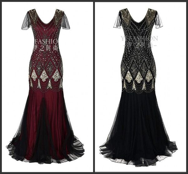 real p sequined elegant evening dresses long 2019 full beaded vestidos de fiesta special occasion dresses formal prom gowns, Black;red
real p sequined elegant evening dresses long 2019 full beaded vestidos de fiesta special occasion dresses formal prom gowns, Black;red