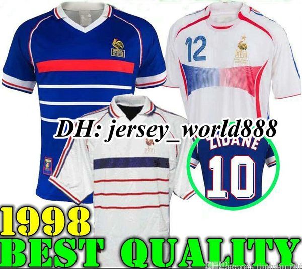 1998 france retro vintage zidane henry maillot de foot soccer jerseys uniforms football jerseys shirt white away finals 2006 white, Black;yellow
1998 france retro vintage zidane henry maillot de foot soccer jerseys uniforms football jerseys shirt white away finals 2006 white, Black;yellow