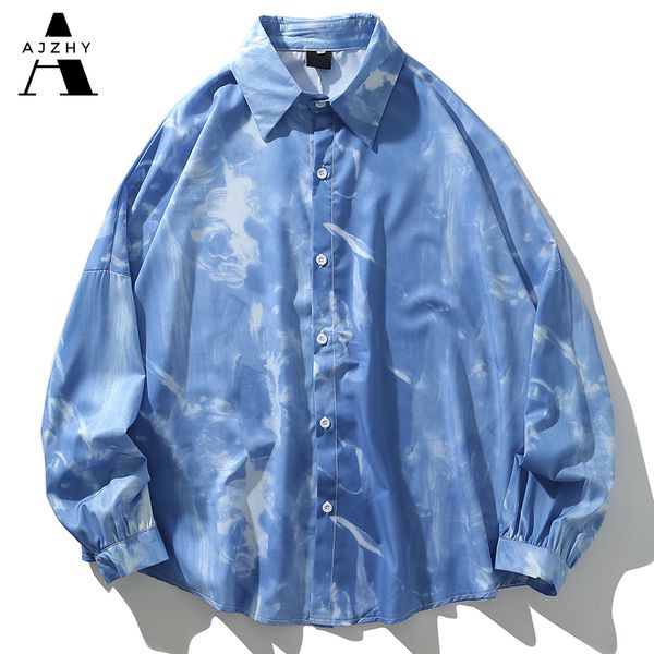 casual fashion tie dye three quarter dress shirts mens streetwear harajuku hip hop long sleeve korean dress shirt men women, White;black
casual fashion tie dye three quarter dress shirts mens streetwear harajuku hip hop long sleeve korean dress shirt men women, White;black