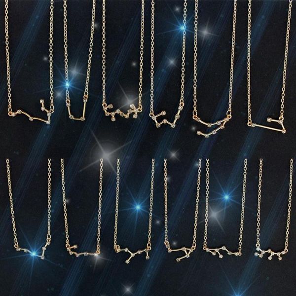 korean fashion zircon pendant necklace trendy shiny crystal star 12 constellation guardian necklace female elegant jewelry, Silver
korean fashion zircon pendant necklace trendy shiny crystal star 12 constellation guardian necklace female elegant jewelry, Silver