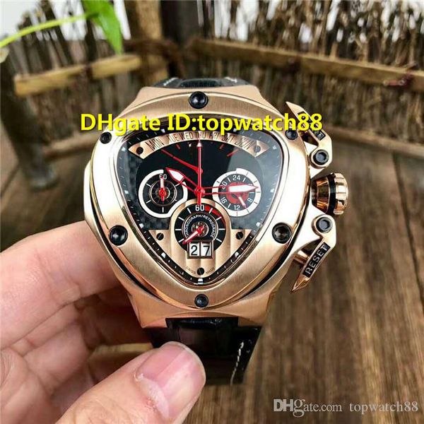 2019 designer watches 47mm swiss quartz chronograph sapphire crystal 18k rose gold case calfskin strap solid case back mens watch, Slivery;brown
2019 designer watches 47mm swiss quartz chronograph sapphire crystal 18k rose gold case calfskin strap solid case back mens watch, Slivery;brown