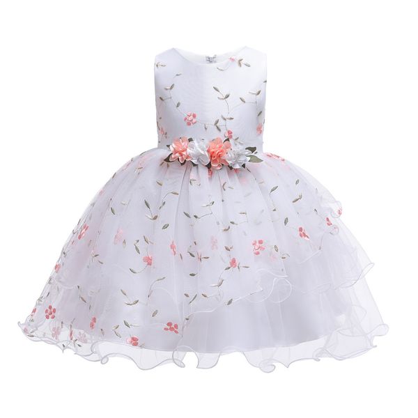 children wedding dress princess dress floral gauze girls summer performance, Red;yellow
children wedding dress princess dress floral gauze girls summer performance, Red;yellow