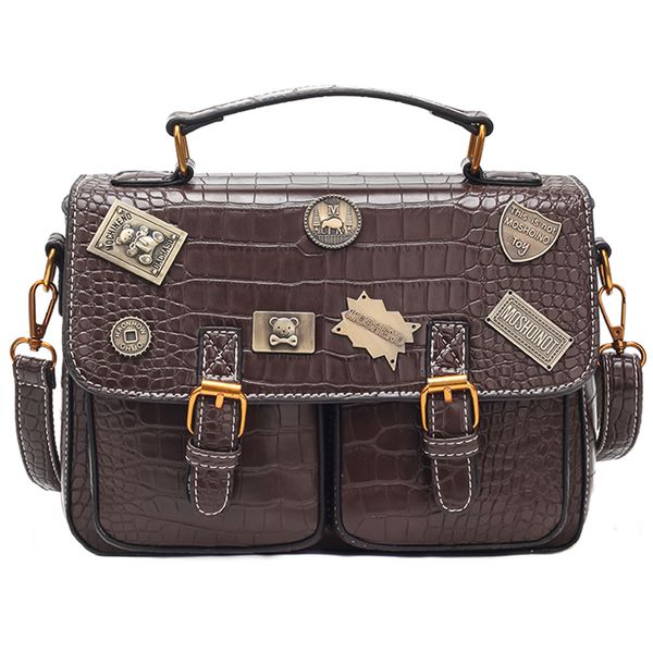 6 christmas gift steampunk british women bags steam punk retro handbags lady shoulder bag working briefcase pure color
6 christmas gift steampunk british women bags steam punk retro handbags lady shoulder bag working briefcase pure color
